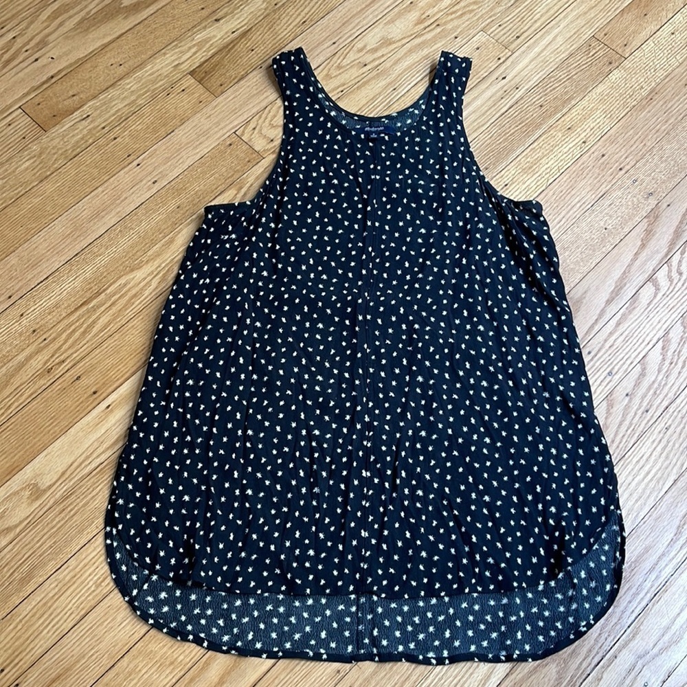 Madewell Black and White Polka Dot Blouse